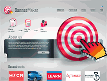 Tablet Screenshot of bannermaker.pro